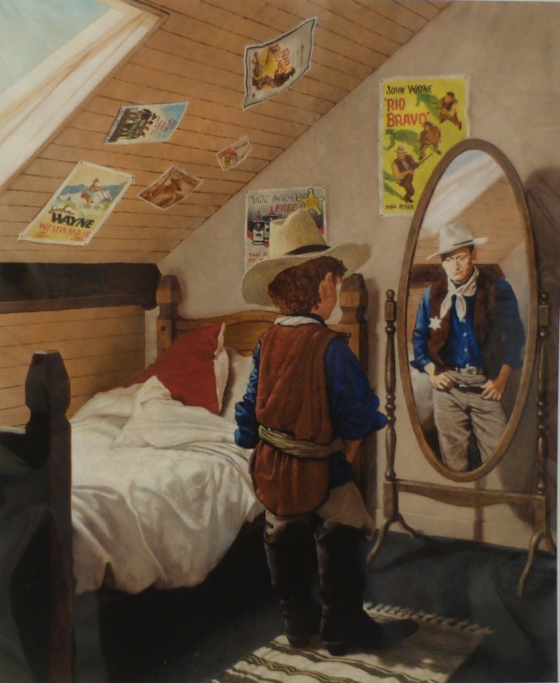 john_afflick_the_duke_limited_edition_print_lg the duke by john affleck afflick giclee limited edition art print for sale