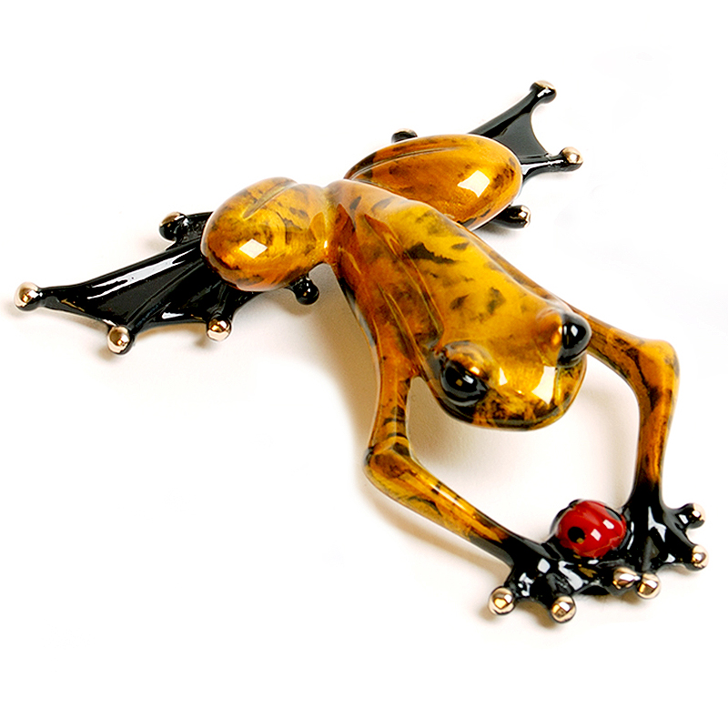 Lucky Bug Frogman Tim Cotterill Bronze Sculpture