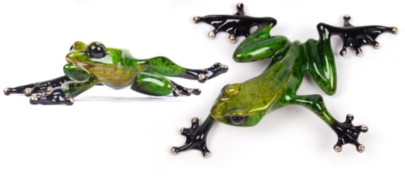 buy Twister Frogman Tim Cotterill Bronze Sculpture frog