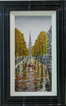 The Red Boat by Nigel Cooke Original Painting