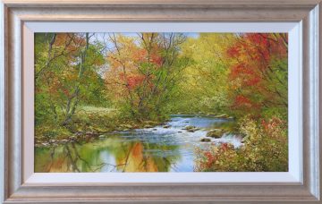 Autumn Tones Terry Evans Original Oil Painting