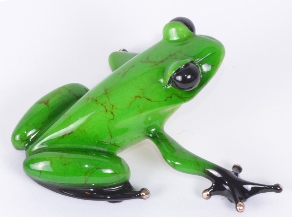 Ollie Frogman Tim Cotterill Bronze Sculpture frog back