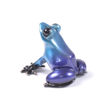 Sapphire Frogman Tim Cotterill Bronze Sculpture show frog