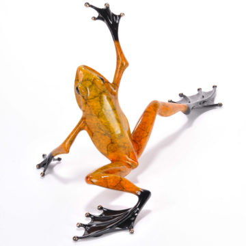 High Dive Frogman Tim Cotterill Bronze Sculpture back