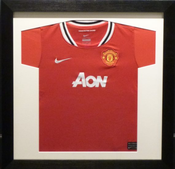 framed football shirt sports memorabilia