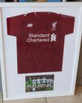Framed Shirt and Photo Liverpool FC