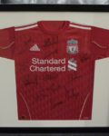Framed Signed Liverpool Football Sports Shirt