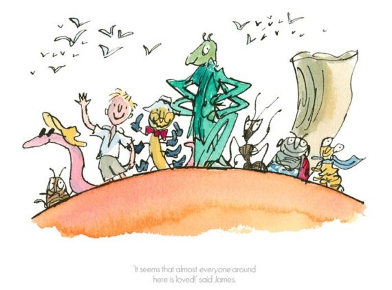 It Seems That Everyone Around Here Is Loved by Quentin Blake Limited Edition Print