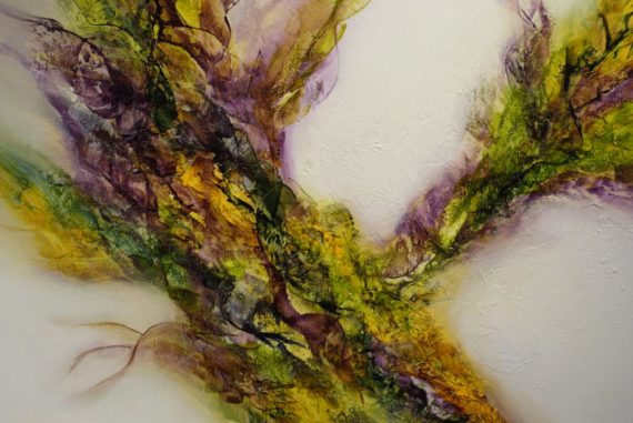 Burst of Lime Gisela Ueberall abstract Original Painting