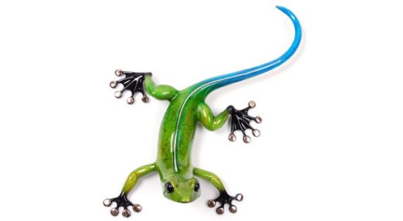 Margarita Frogman Tim Cotterill Bronze Sculpture gecko