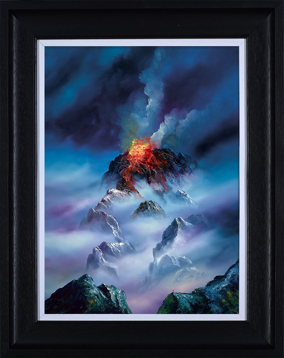philip gray limited edition print blazing clouds