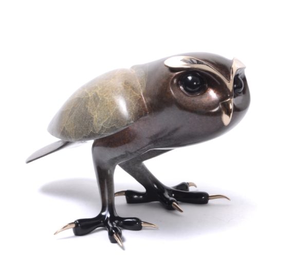Hamilton Frogman bronze owl