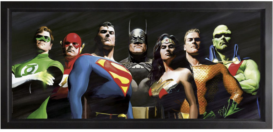 Alex Ross Original Seven Batman Superman Wonder Woman