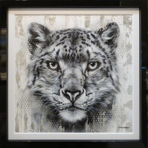 Cool Cat by Ben Jeffrey Original Painting of a tiger