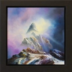 Near the Peak Philip gray original painting mountainscape