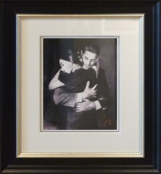 The embrace fabian perez limited edition print on paper