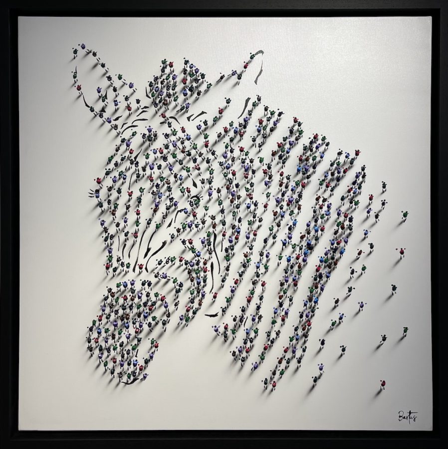 bartus original zebra painting