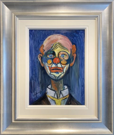 Sad Clown james isherwood original painting