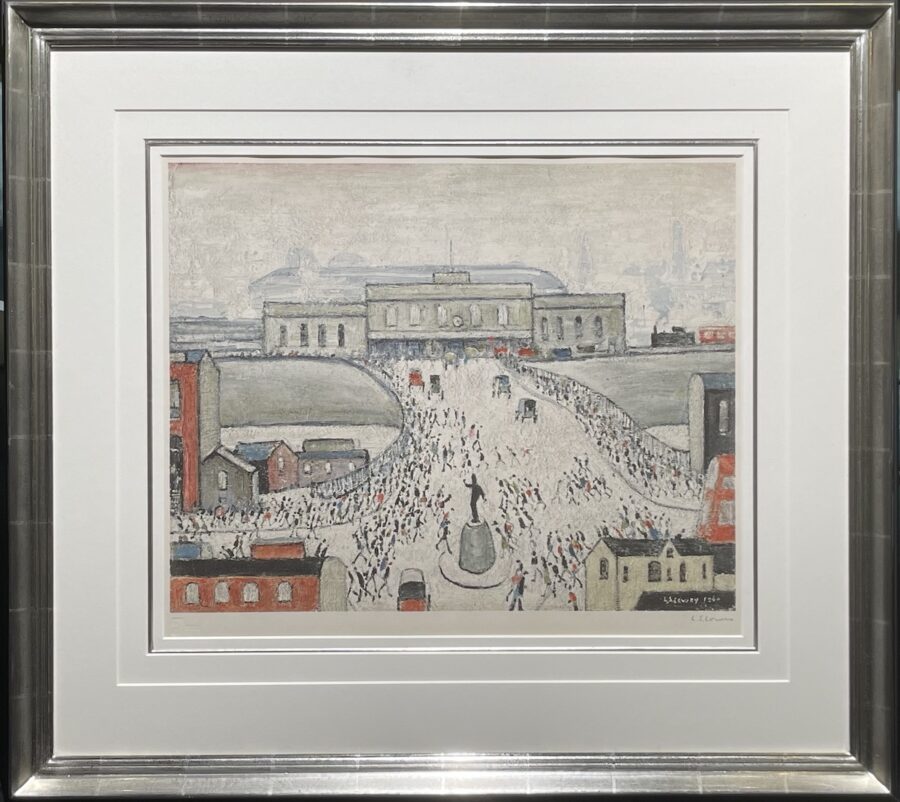 l s lowry station approach limited edition print