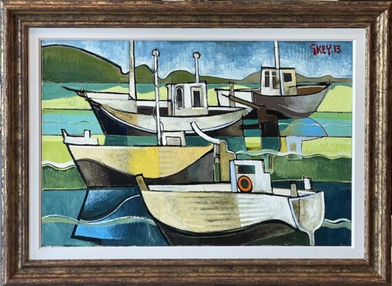 Geoffrey Key original Morecambe Bay Painting