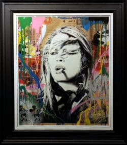 Pop Art image of Brigitte Bardot by Mr Brainwash